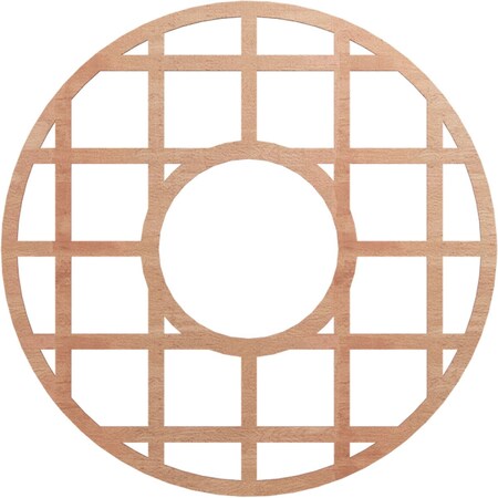 Ekena Millwork O'Neal Wood Fretwork Pierced Ceiling Medallion, Cherry, 34"OD x 12 3/8"ID x 3/8"T CMWP34X34X0375ONCH